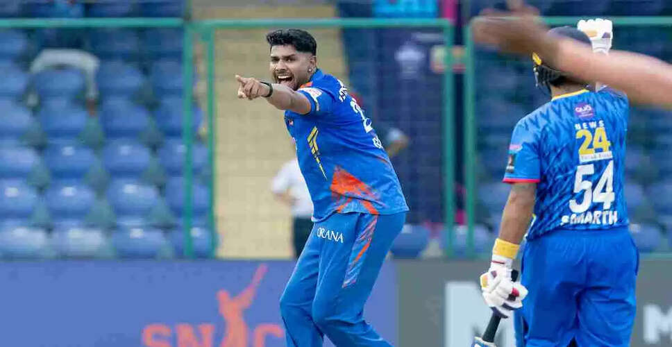 North Delhi Strikers Secure 27-Run Victory Over Purani Dilli 6 in Delhi Premier League