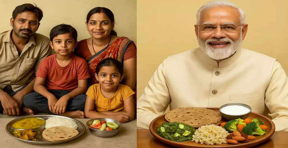 Prime Minister Modi's Daily Diet and Its Cost: A Closer Look