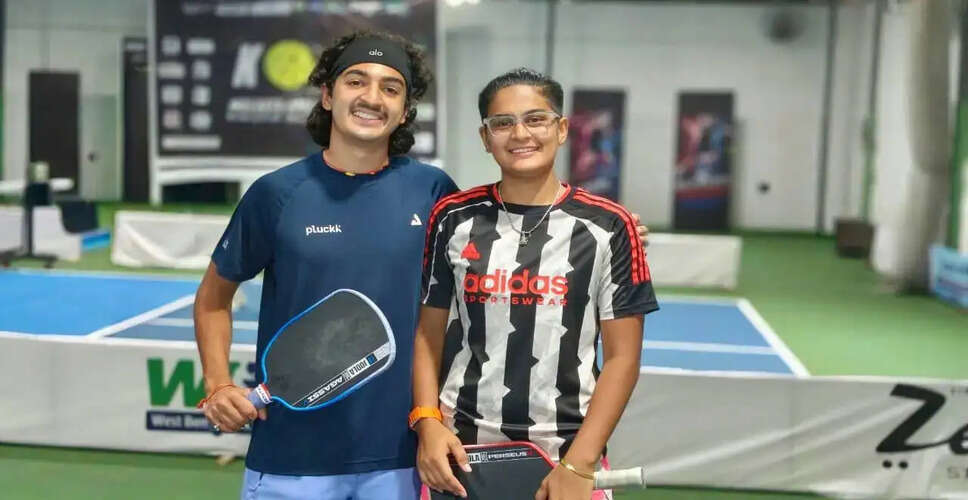 Yuvraj Ruia and Agnimitra Bhattacharya Claim Mixed Doubles Title at Kolkata Open