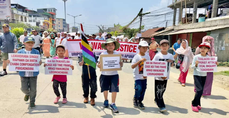 Protests Erupt in Manipur Demanding Justice for Mortar Blast Victims