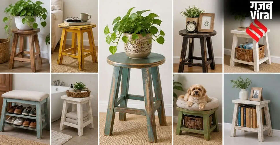 Creative Ways to Repurpose Old Stools at Home