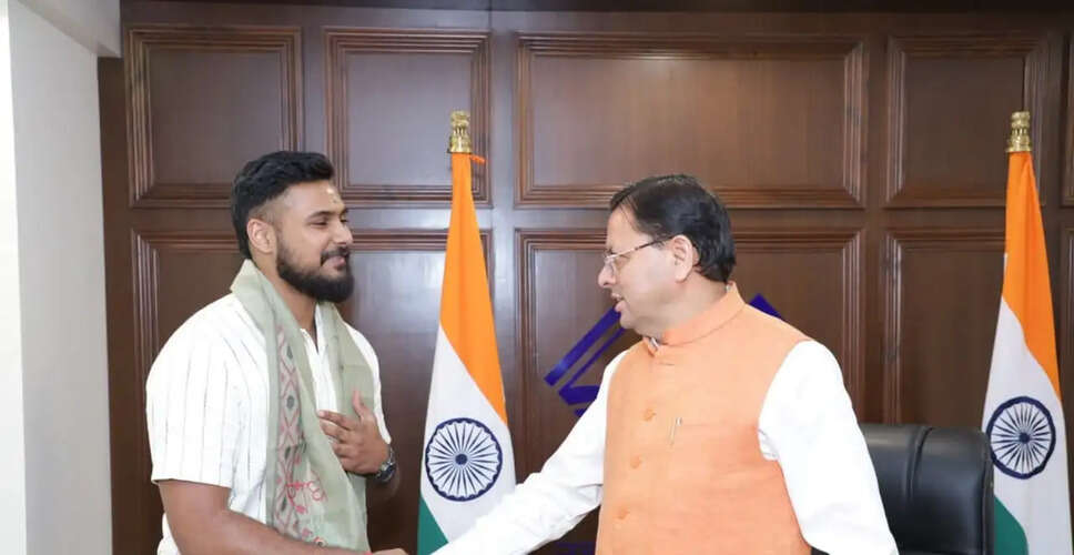 Uttarakhand Chief Minister Honors Basketball Pioneer Ulhas KS