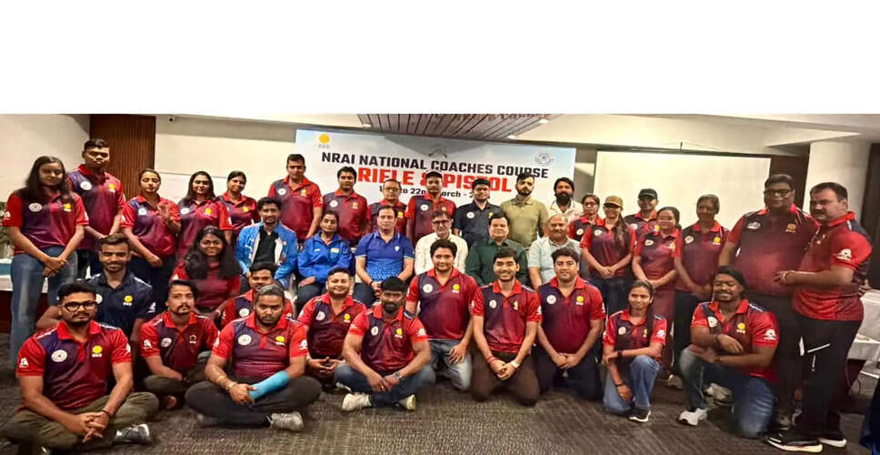 NRAI Completes National Coaches Course to Boost Shooting Sports in India
