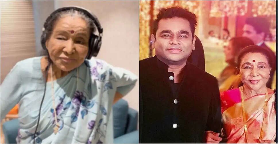 A.R. Rahman Pays Tribute to Asha Bhosle with Emotional Teaser of Her Final Recording