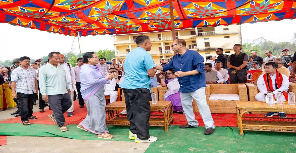 Manipur CM Y Khemchand Singh Advocates for Peace and Development in Jiribam