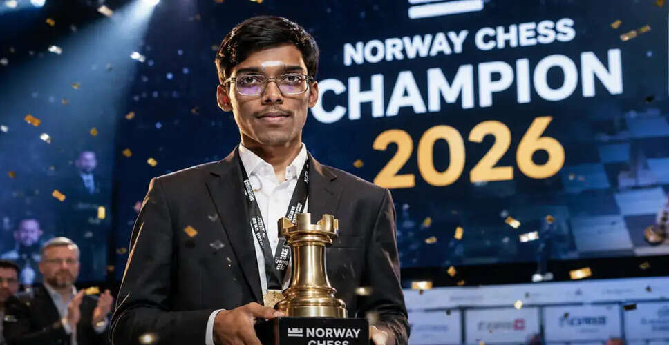 R Praggnanandhaa Makes History by Winning Norway Chess Tournament