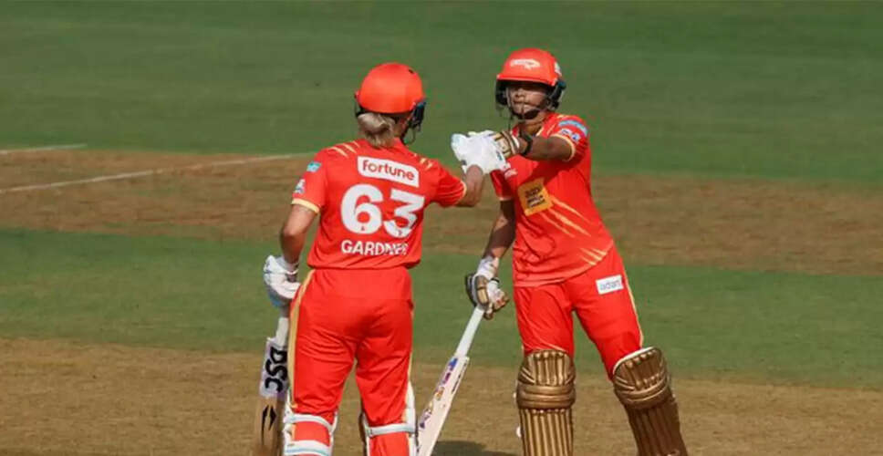 Gujarat Giants Dominate UP Warriroz with a Stellar 207 in WPL 2025