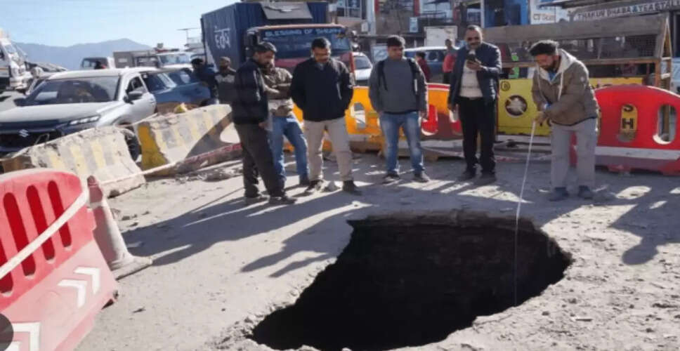 Investigation Links Tunnel Construction to Road Collapse in Shimla