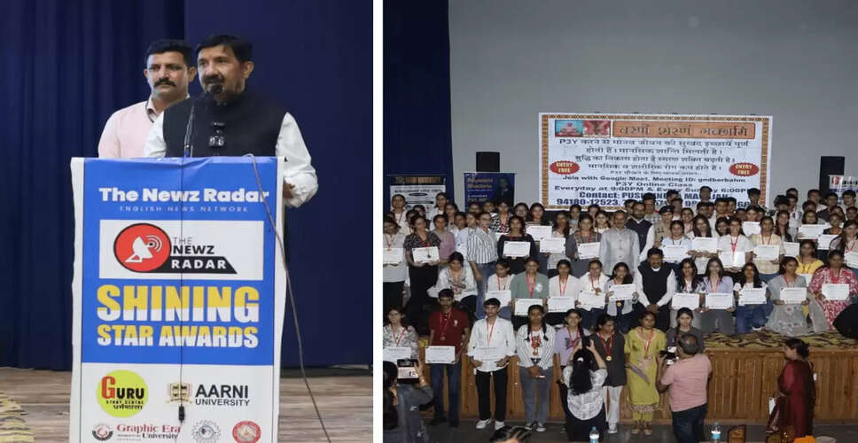 Deputy CM Agnihotri Shares Personal Sacrifice at Shining Star Awards