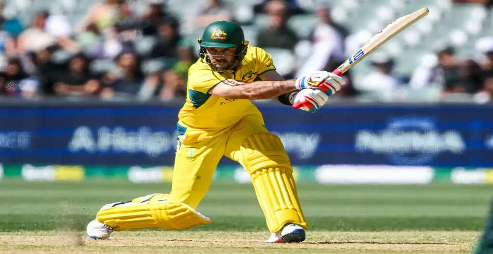 Glenn Maxwell Announces ODI Retirement, Leaving a Remarkable Legacy