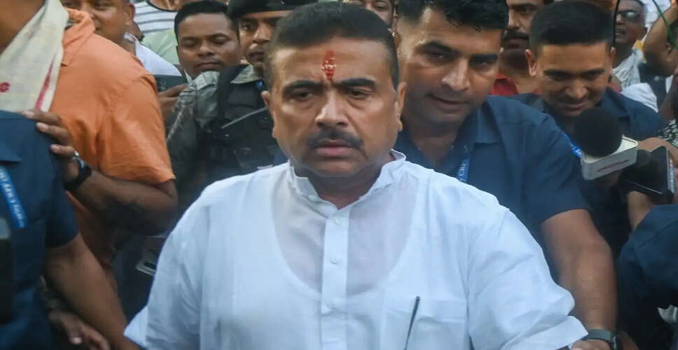 Suvendu Adhikari Retains Bhabanipur Seat Ahead of 2026 West Bengal Elections