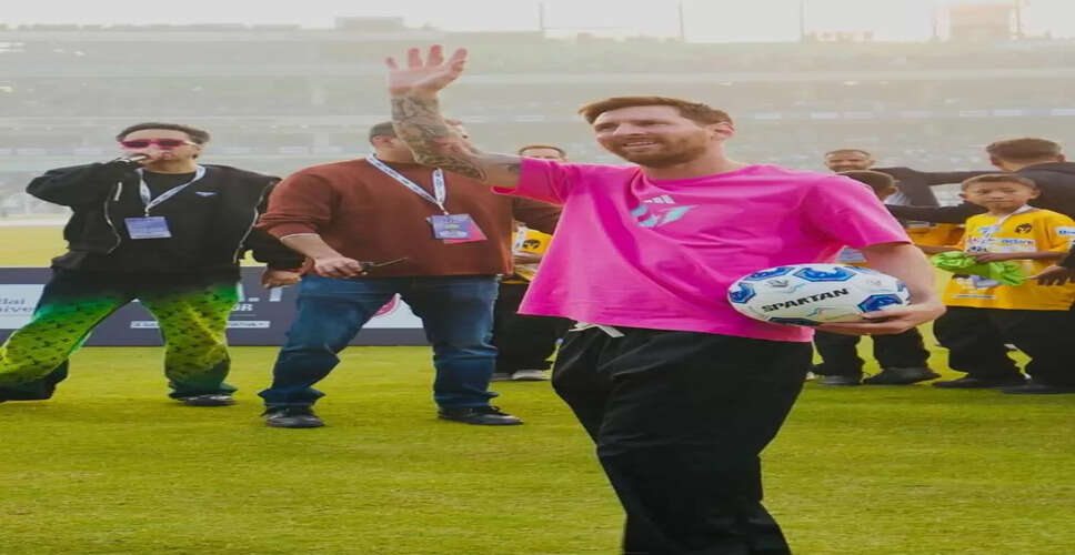 Lionel Messi's Memorable Visit to New Delhi: A Dream Come True for Young Players