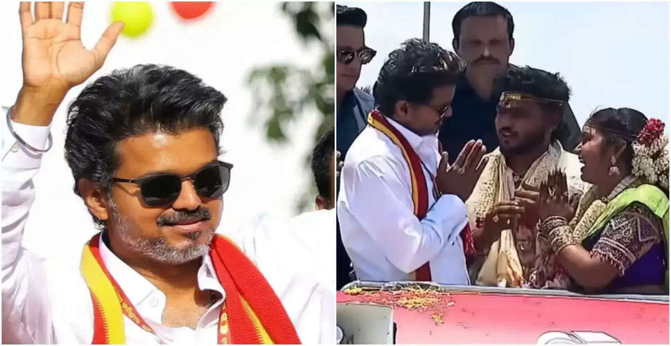 Thalapathy Vijay's Heartwarming Gesture at Election Rally