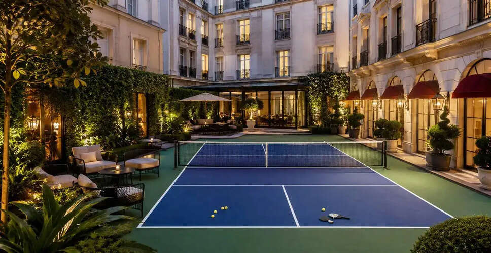 Fouquet's Paris Elevates Luxury with Dedicated Pickleball Court