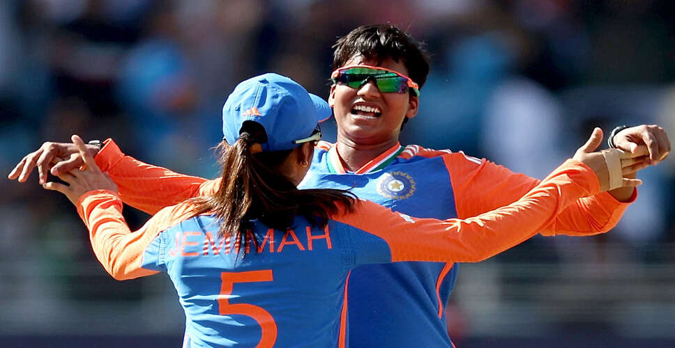 Deepti Sharma Leads India to Historic Women's World Cup Victory