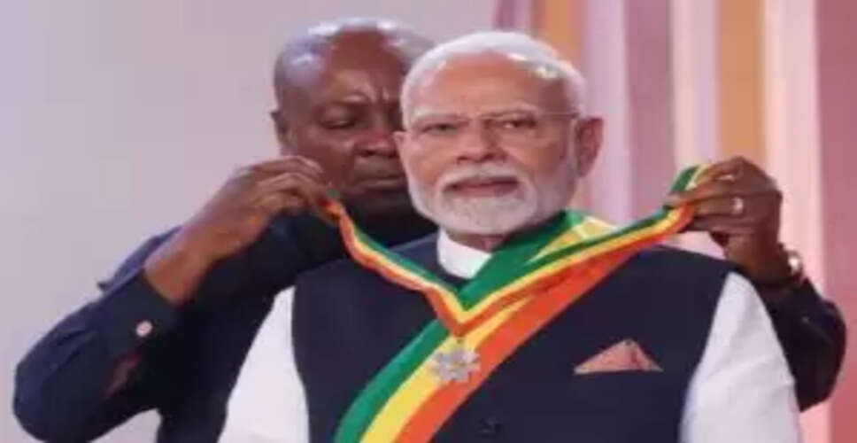 What Led to PM Modi Receiving Ghana's Prestigious National Honor?