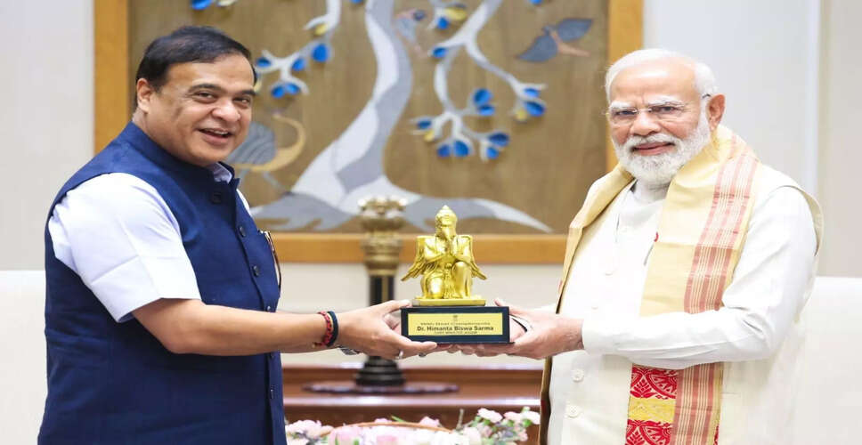 Assam CM Himanta Biswa Sarma Meets PM Modi Amid Cabinet Expansion Talks