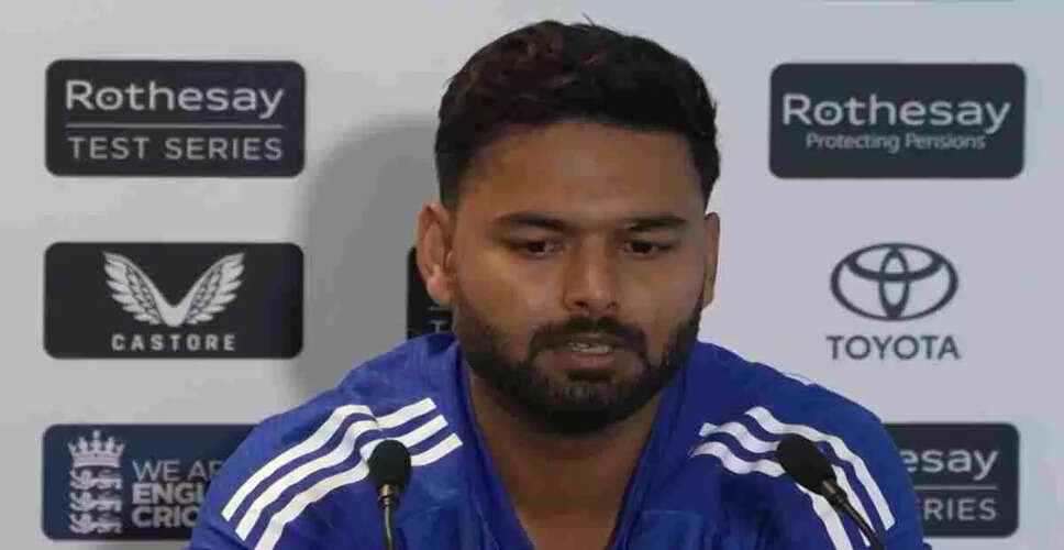 Rishabh Pant Expresses Grief Over Air India Crash Ahead of Test Match