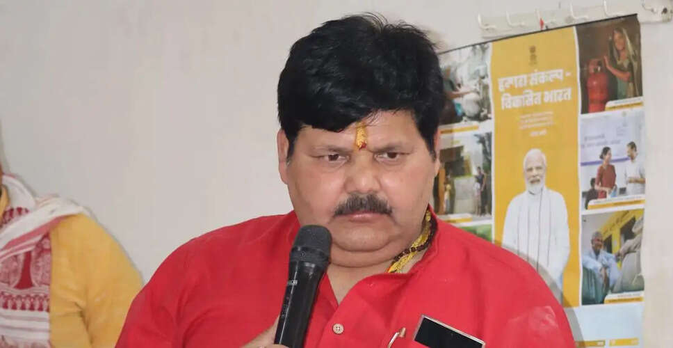 BJP MLA Critiques Madhya Pradesh Government Over Local Neglect