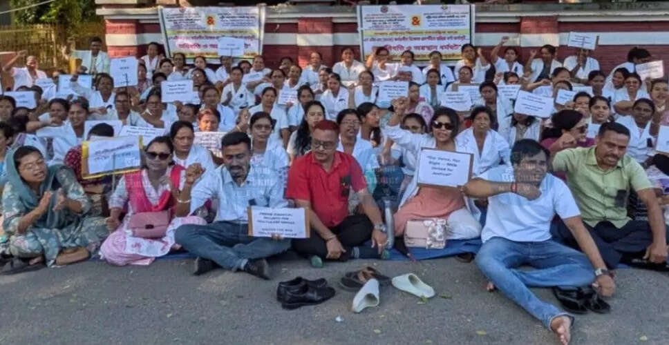 Protests by NHM Employees in Assam Demand Equal Pay and Benefits