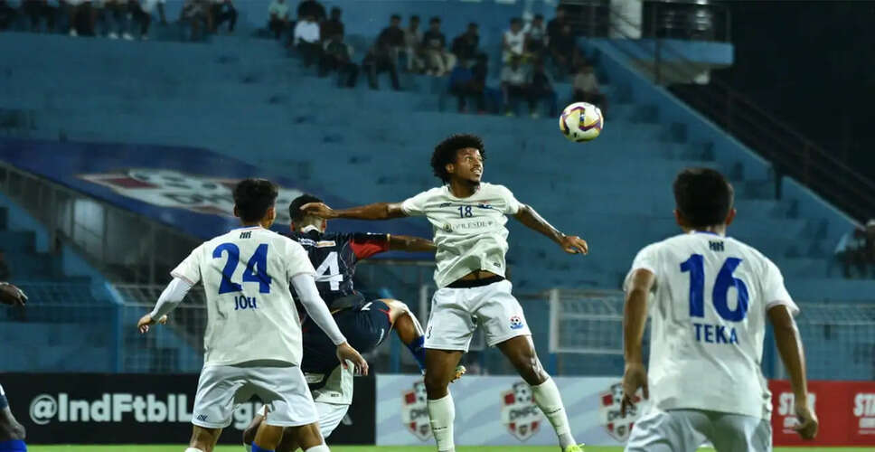 Diamond Harbour FC Triumphs Over Chanmari FC with a 3-1 Comeback Victory