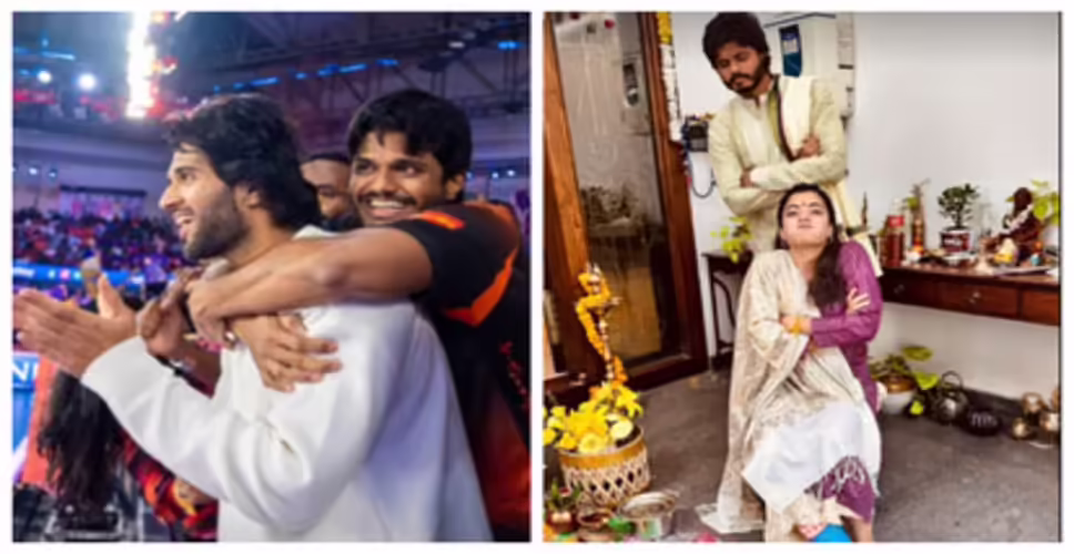 Rashmika and Vijay Celebrate Family Love on Anand's Birthday with Heartwarming Posts