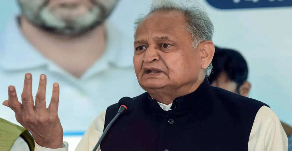 Ashok Gehlot Sparks Controversy with Comments on BJP and Indira Gandhi