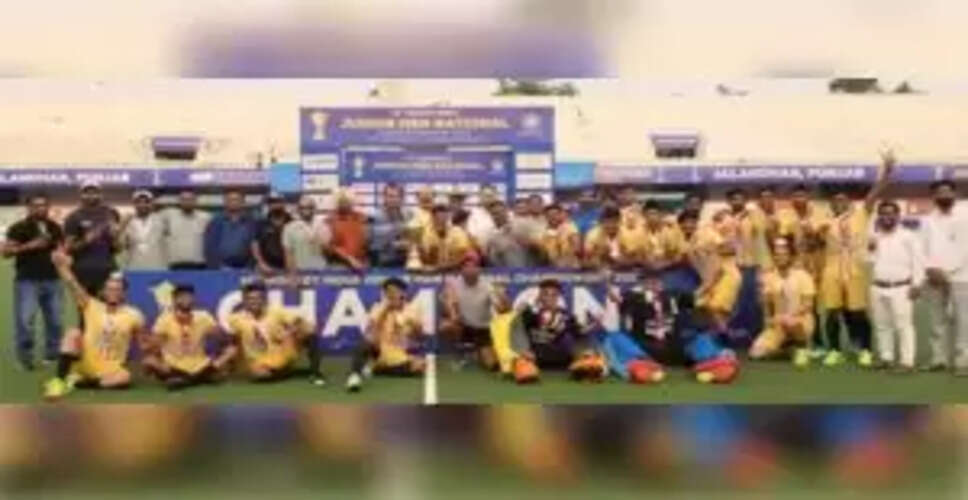 Hockey Haryana Clinches Victory in Thrilling Junior Men National Championship Final