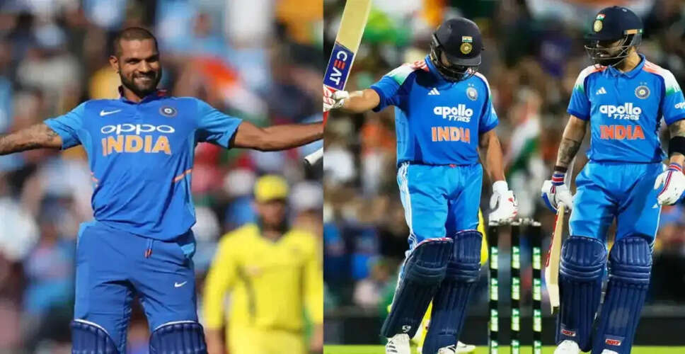 Shikhar Dhawan Supports Rohit Sharma and Virat Kohli for 2027 ODI World Cup