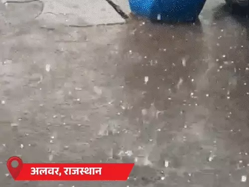 Severe Weather Hits Rajasthan with Hailstorms and Temperature Drops