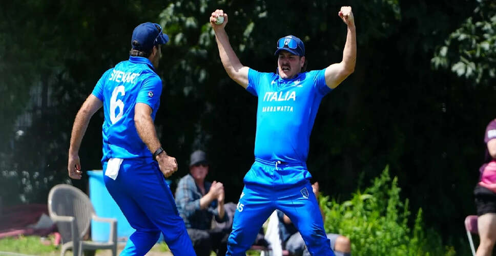 Italy Eyes T20 World Cup 2026 Qualification After Scotland Victory