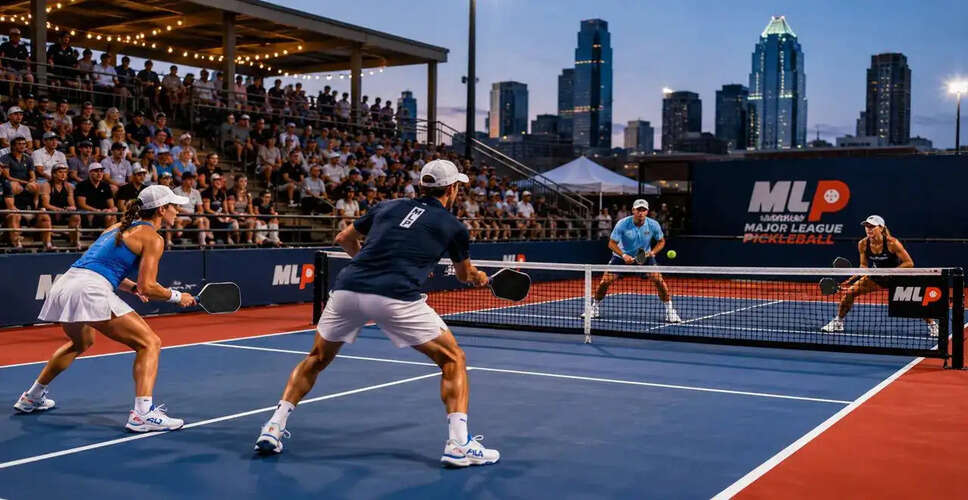 Major League Pickleball Heads to Austin for Crucial Regular-Season Event