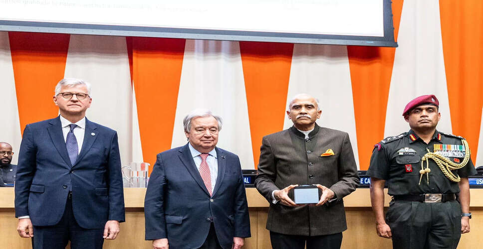 India Honors Peacekeepers with Dag Hammarskjold Medals on UN Peacekeepers Day
