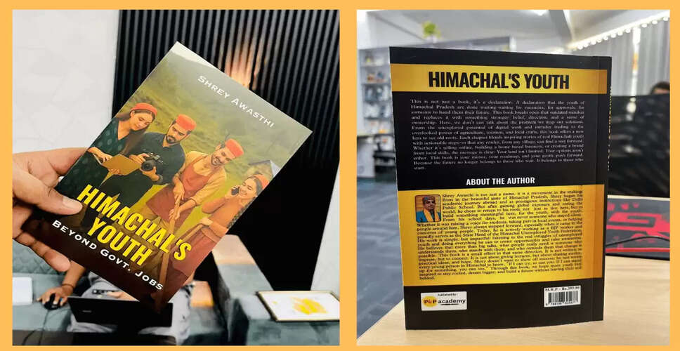 Shrey Awasthi's Inspiring Book Aims to Empower Himachal's Youth