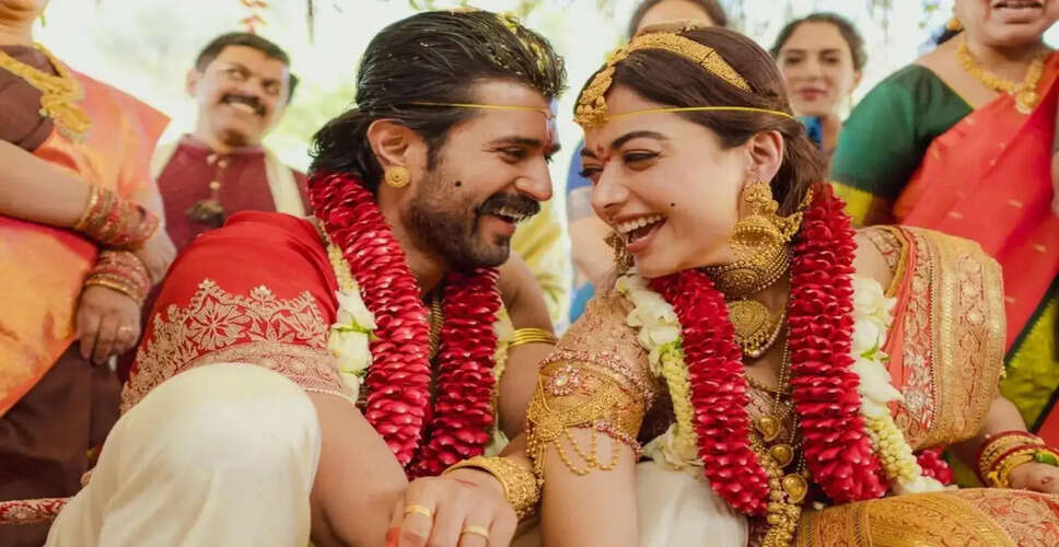 Vijay Deverakonda and Rashmika Mandanna Share Stunning Wedding Photos