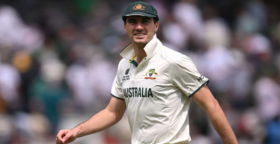 Pat Cummins Takes on New Role in Children's Animation Series