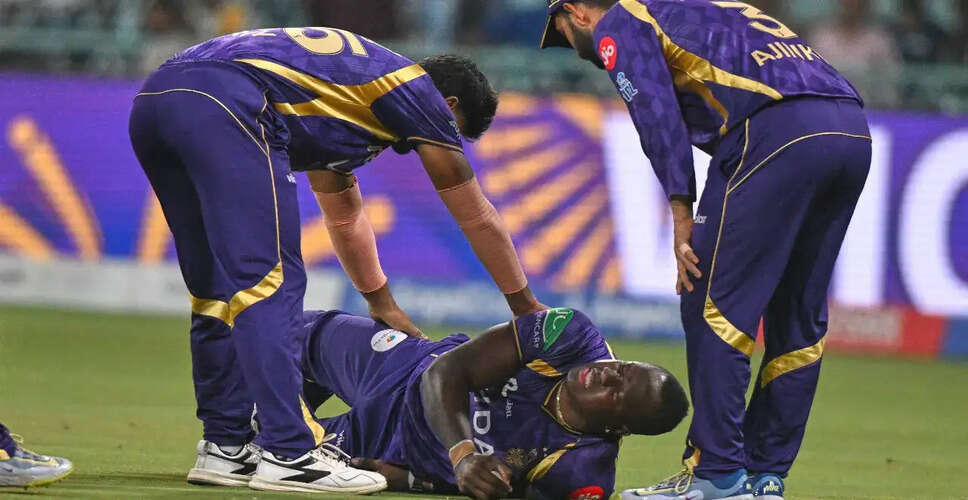 Rovman Powell Injured During IPL Match as KKR Fights Back