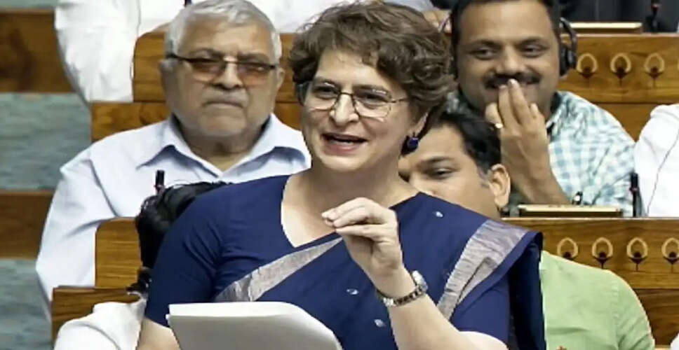Priyanka Gandhi's Historic Speech in Lok Sabha: A Blend of Wit and Wisdom