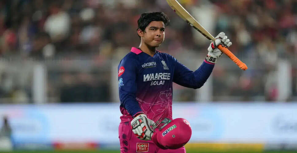 Vaibhav Sooryavanshi Shines in IPL, Leading Rajasthan Royals to Victory