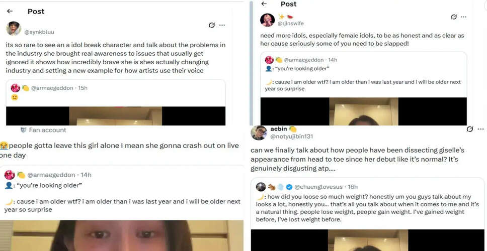 aespa's Giselle Opens Up About Weight and Aging in Candid Livestream