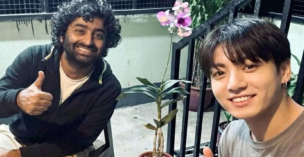 BTS's Jungkook Sparks Collaboration Rumors with Arijit Singh Photo