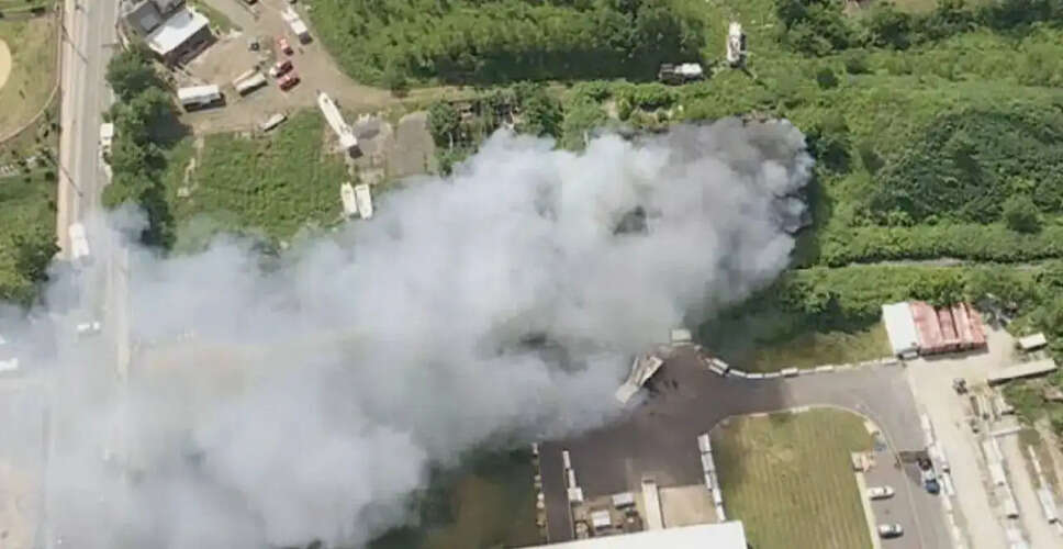 Fire Breaks Out at Warehouse in Camden, New Jersey