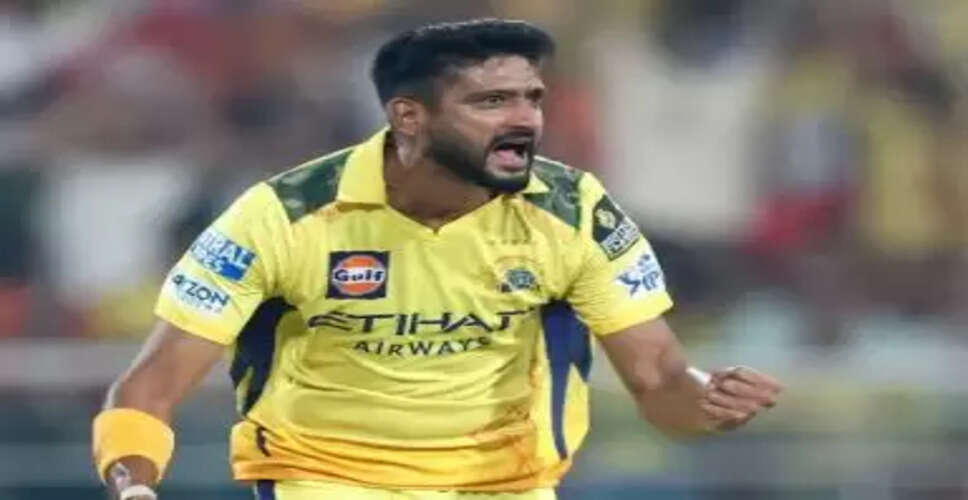 Chennai Super Kings' Khaleel Ahmed Faces IPL Exit Due to Injury