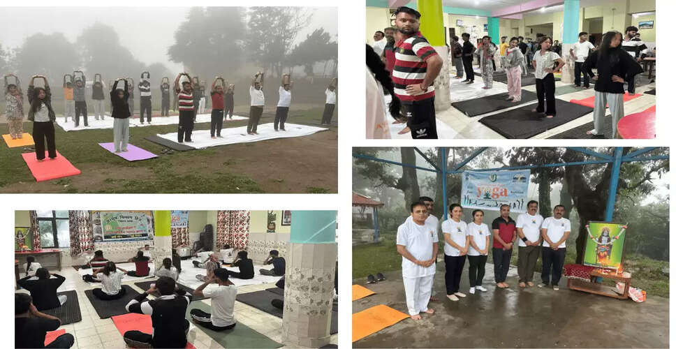 Celebrating International Yoga Day in Dalhousie: A Community Gathering