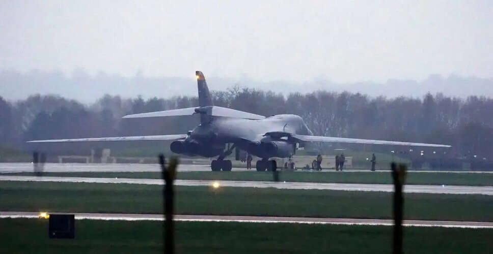 US Bomber Deployed to UK Amid Rising Tensions with Iran