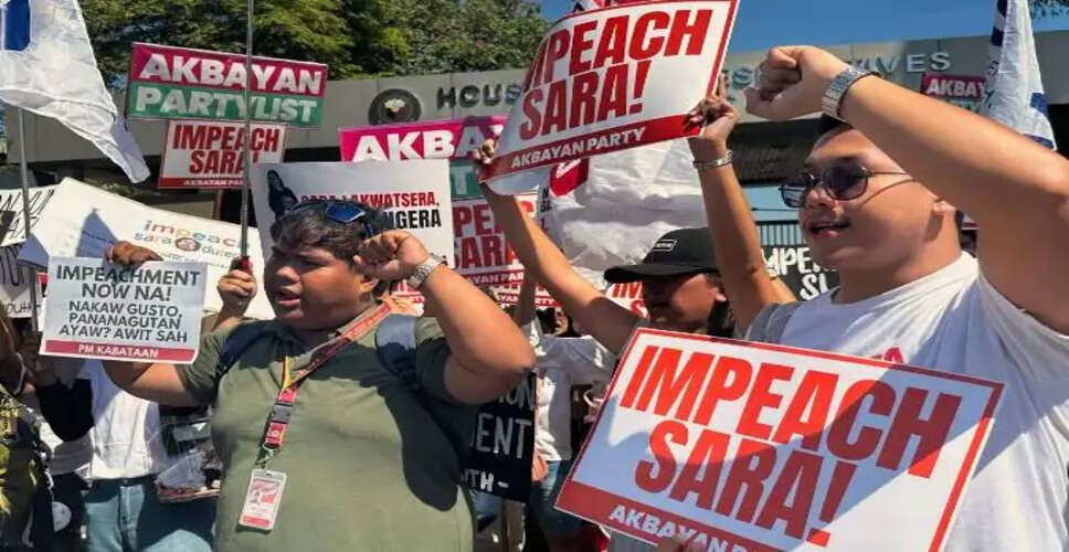 Philippines Vice President Sara Duterte Faces Impeachment Amid Controversy
