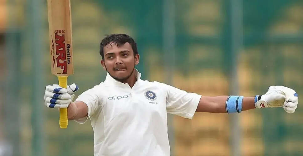 Prithvi Shaw Ends Association with MCA, Seeks NOC for New Team