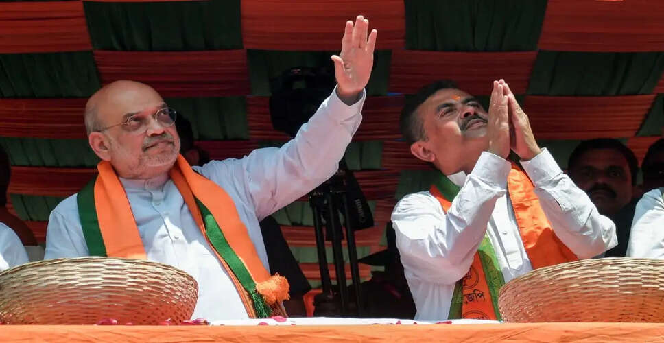 Suvendu Adhikari Elected as Leader of West Bengal BJP Legislative Party