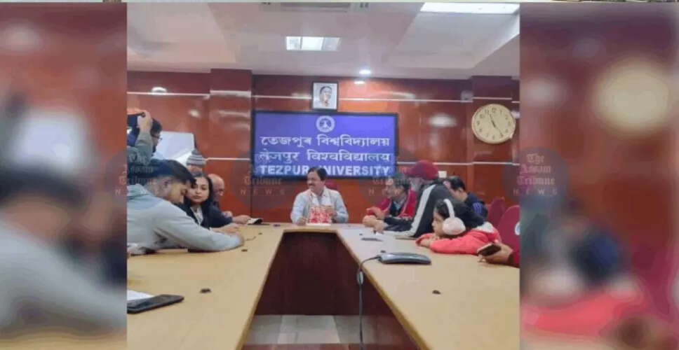 Tezpur University Appoints Acting Vice Chancellor Amid Ongoing Protests