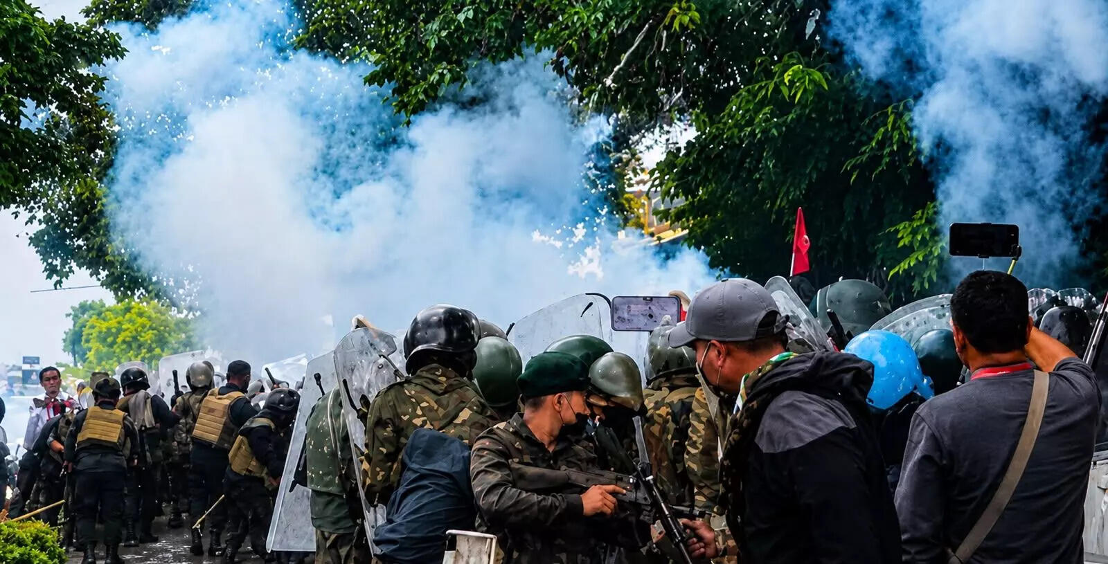 Violence Erupts During Naga Protest in Imphal